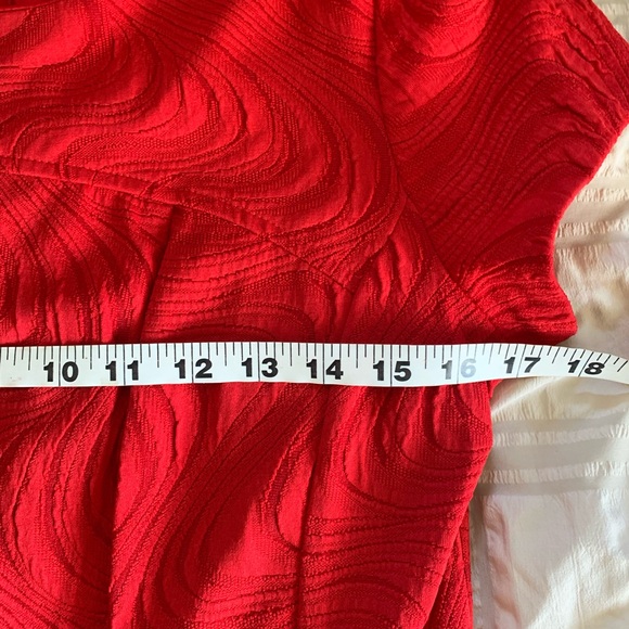 Sandra Darren Red Dress size:12 - Picture 5 of 10